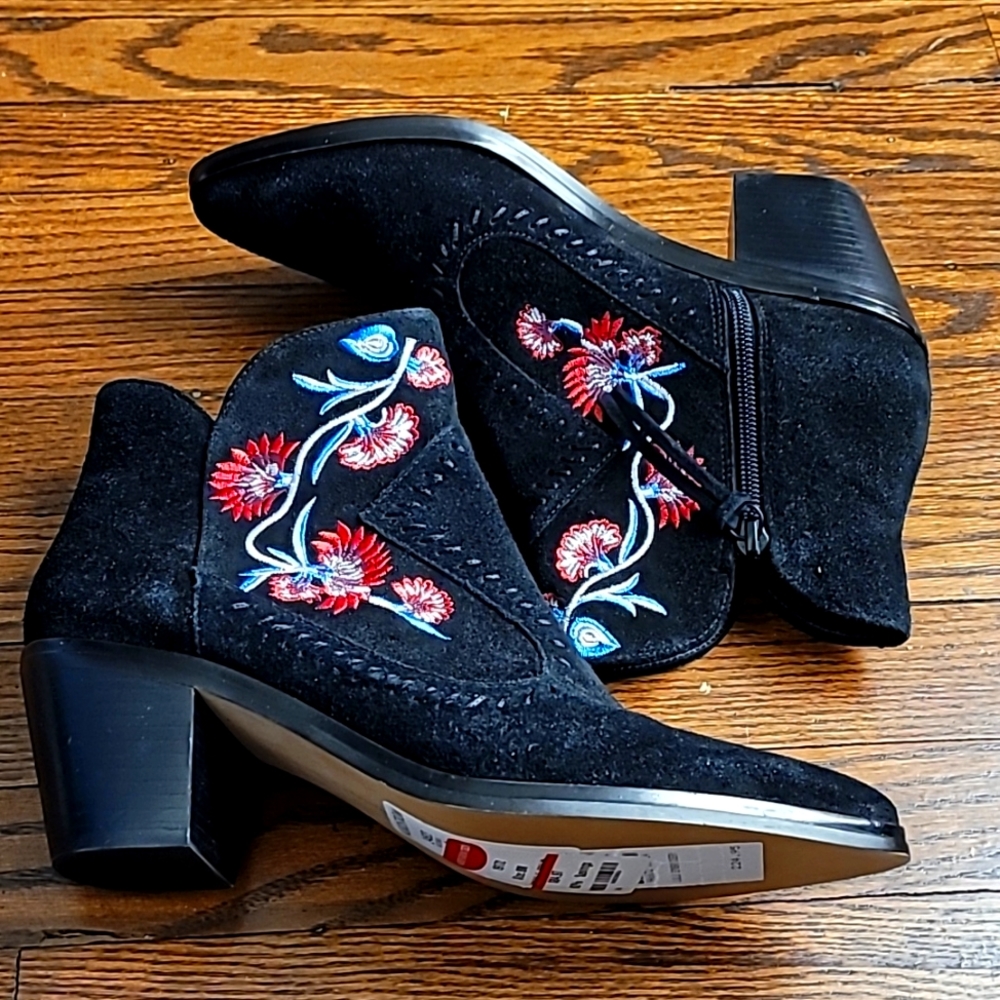 Rebecca Minkoff Embroidered Booties